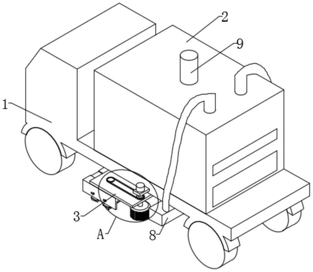 Multifunctional sanitation vehicle