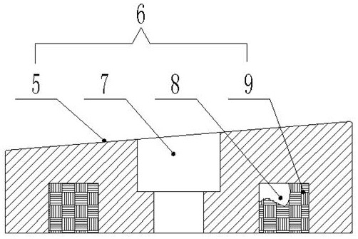 Shielding door structure