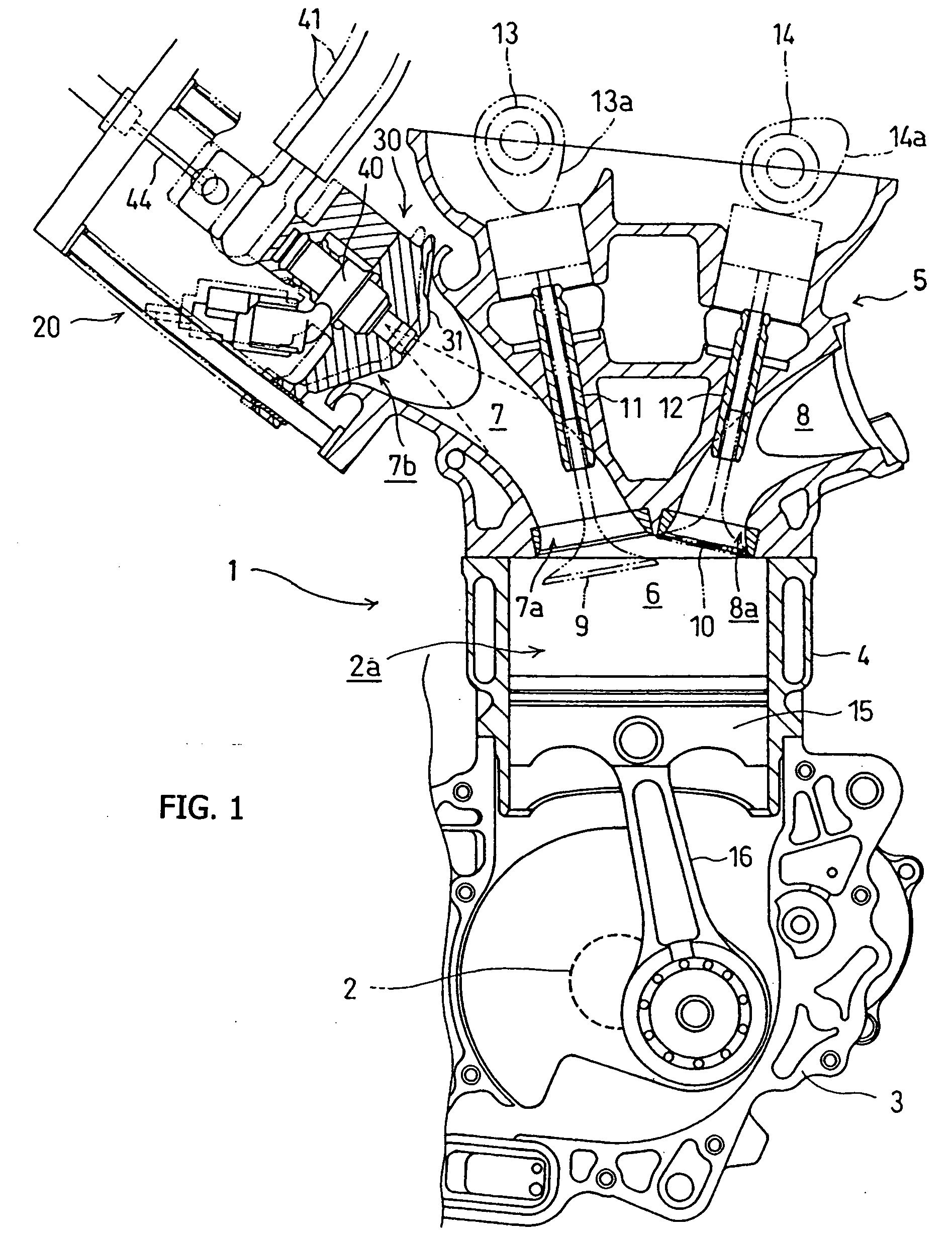 Intake flow control apparatus for an internal combustion engine