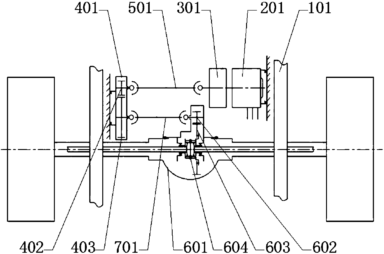 Split main speed reducer