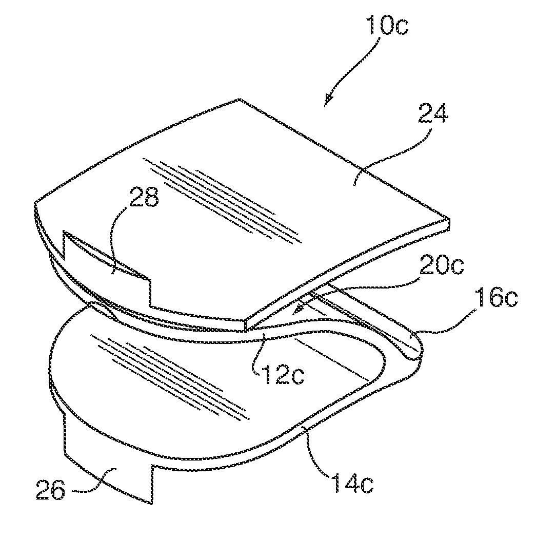 Artificial intervertebral spacer