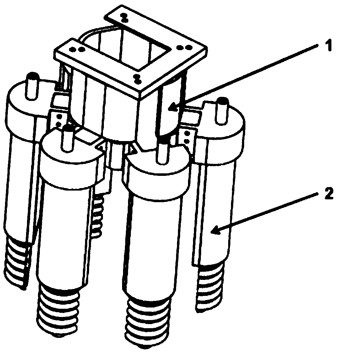 Hand-like flexible pneumatic grabbing device