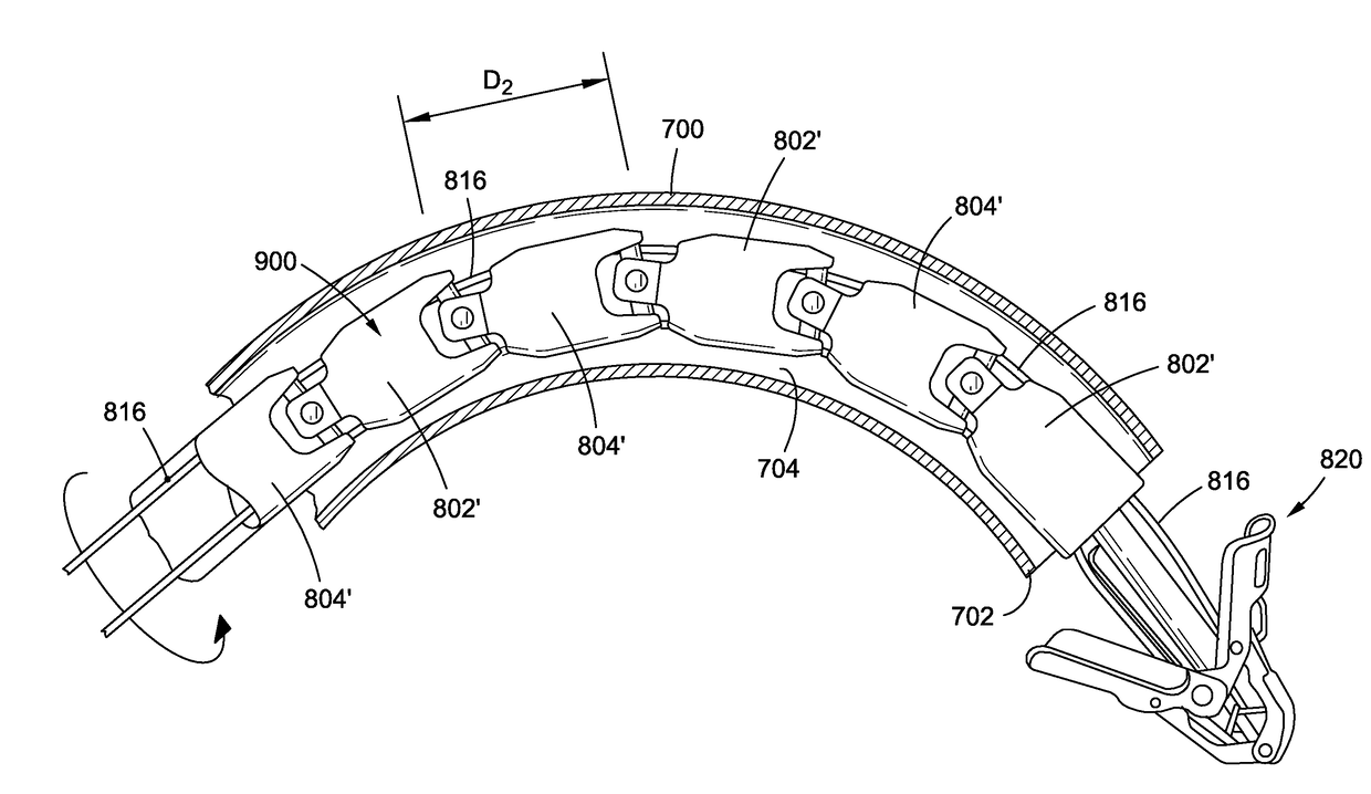 High torsion delivery catheter element