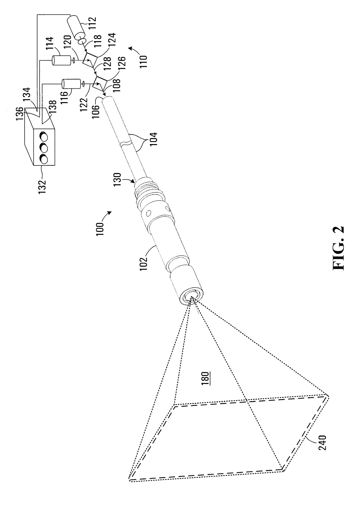 Method and apparatus for illuminating an object field imaged by a rectangular image sensor