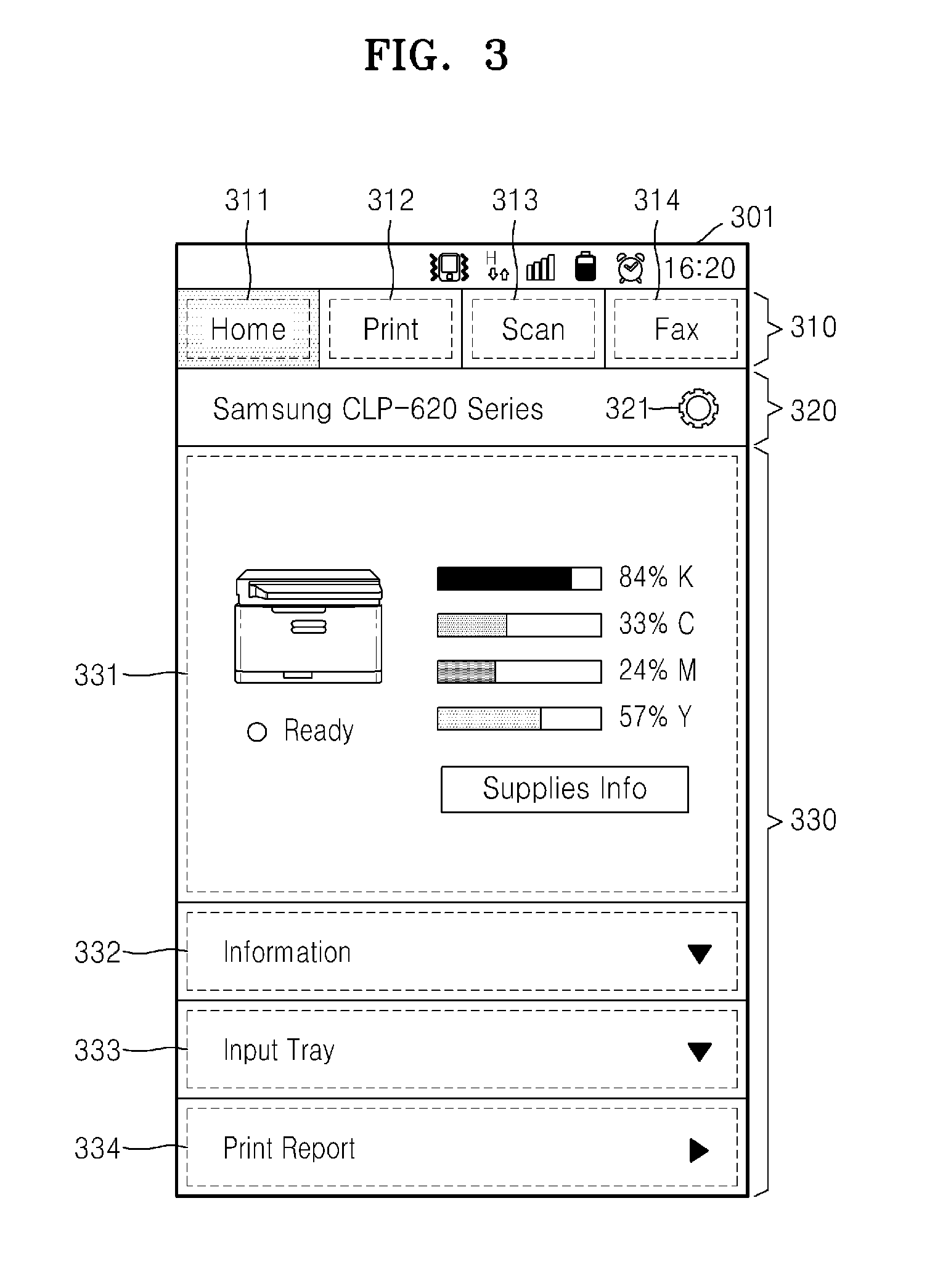 System and method of mobile printing using near field communication