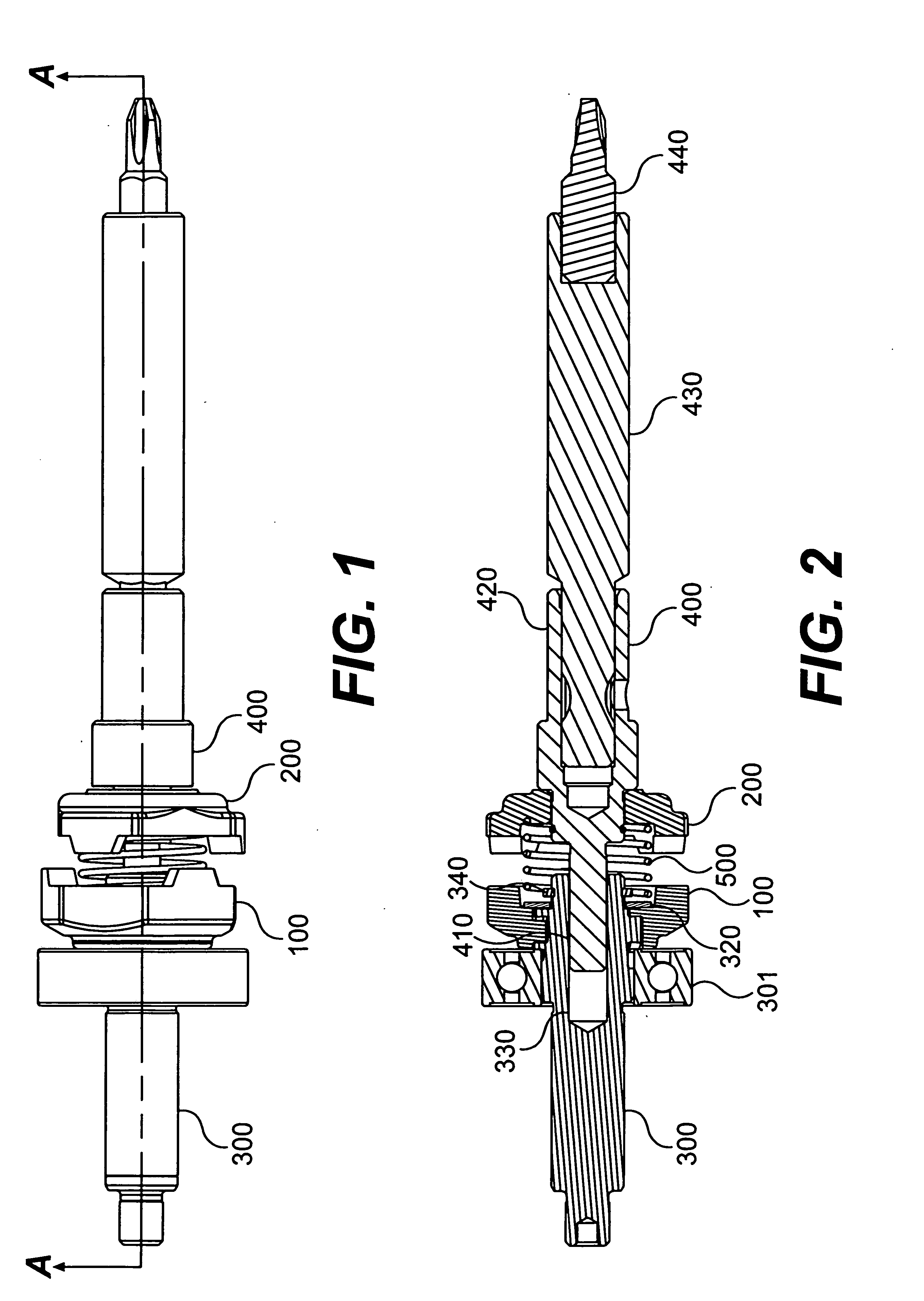 Material and process of manufacture of steel components for screw gun clutches