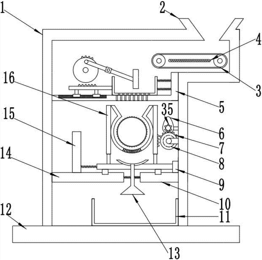 Fine grinding type traditional Chinese medicinal material processing device