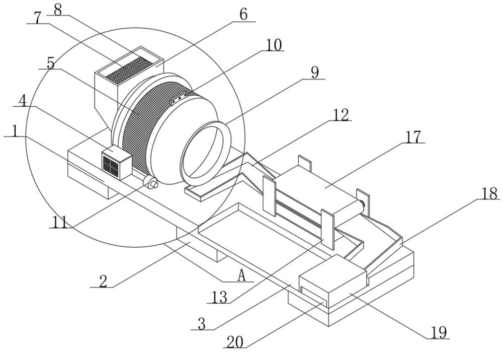 Environment-friendly sludge treatment device