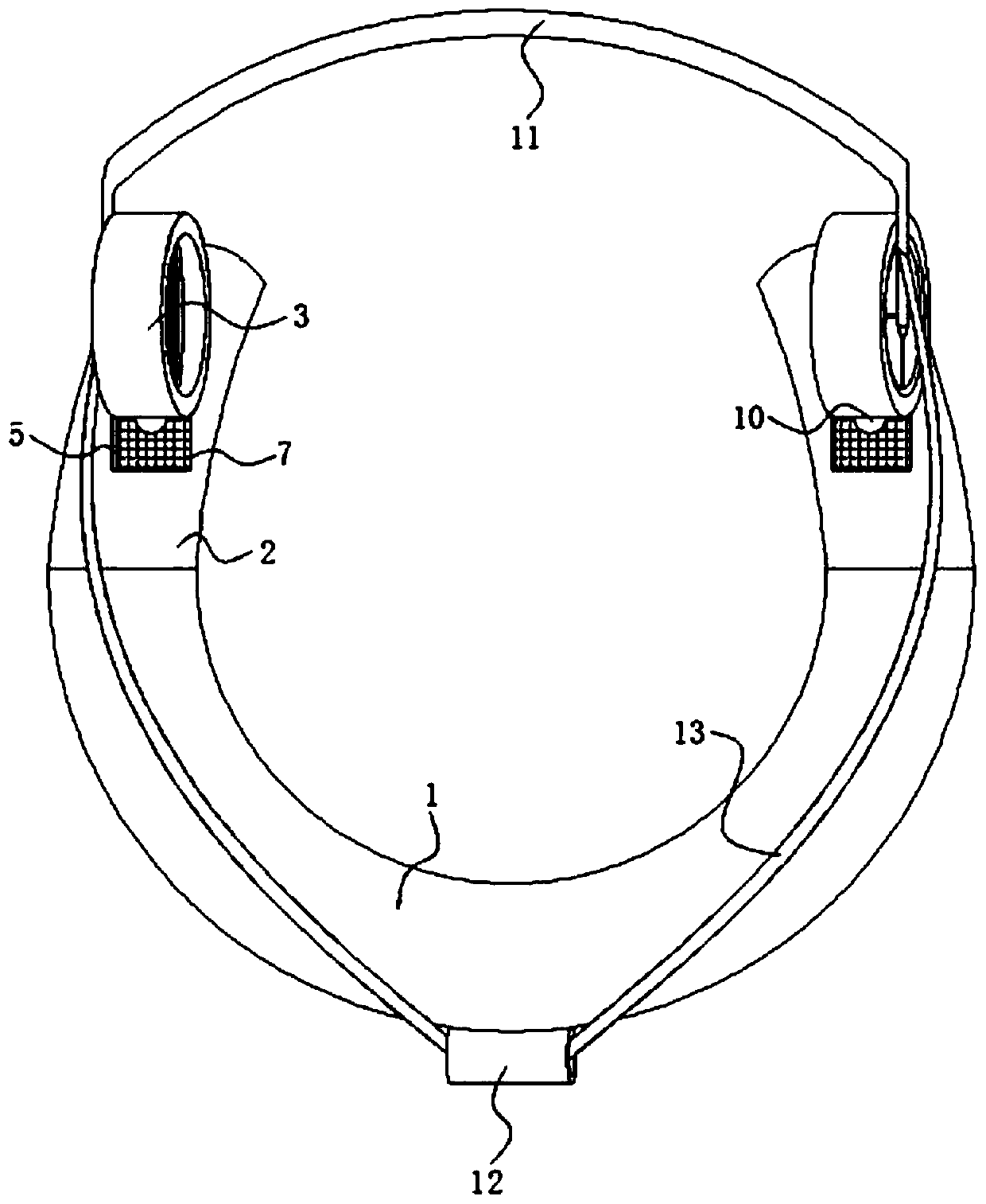 Computer earphone and using method thereof