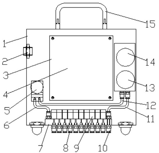 One-hole and one-measurement monitoring device for coal mine drill site extraction and detection method of one-hole and one-measurement monitoring device