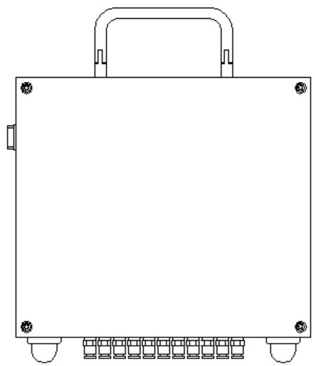 One-hole and one-measurement monitoring device for coal mine drill site extraction and detection method of one-hole and one-measurement monitoring device