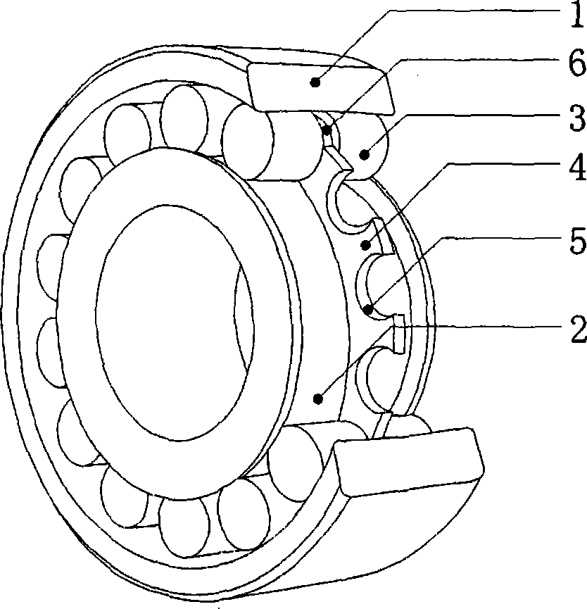 Center-shaft-type cylindrical roller bearing