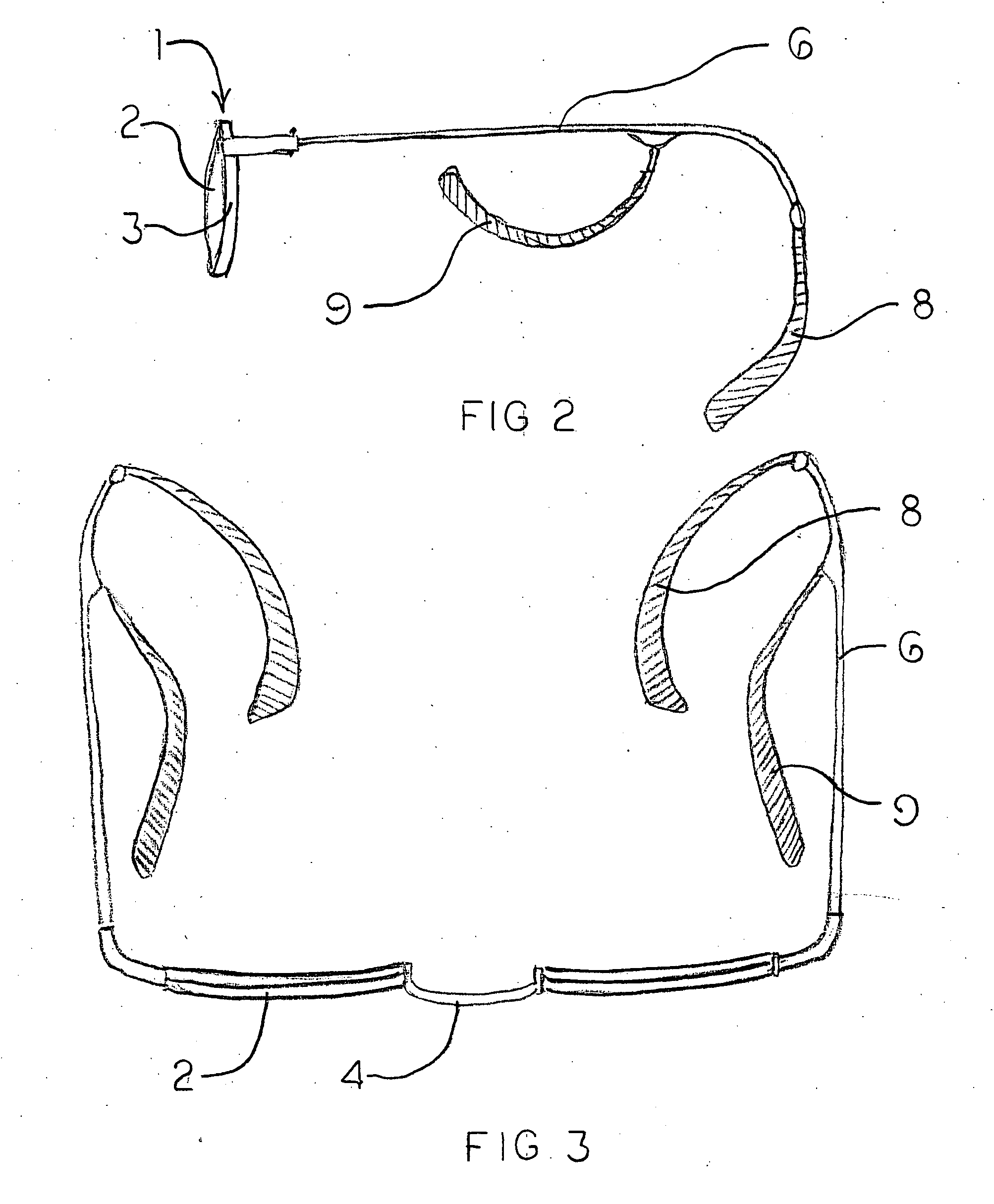 Eyeglass frames with lateral supports