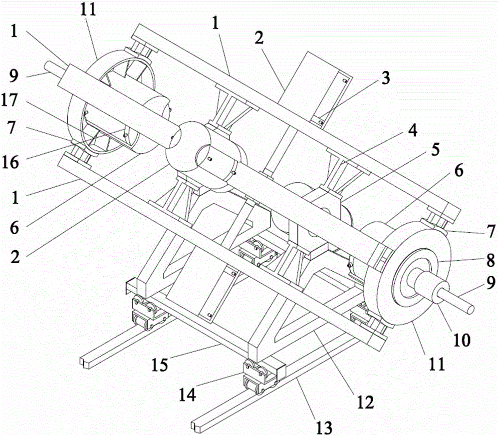 Universal type true-triaxial static load pre-loading system for split Hopkinson pressure bar