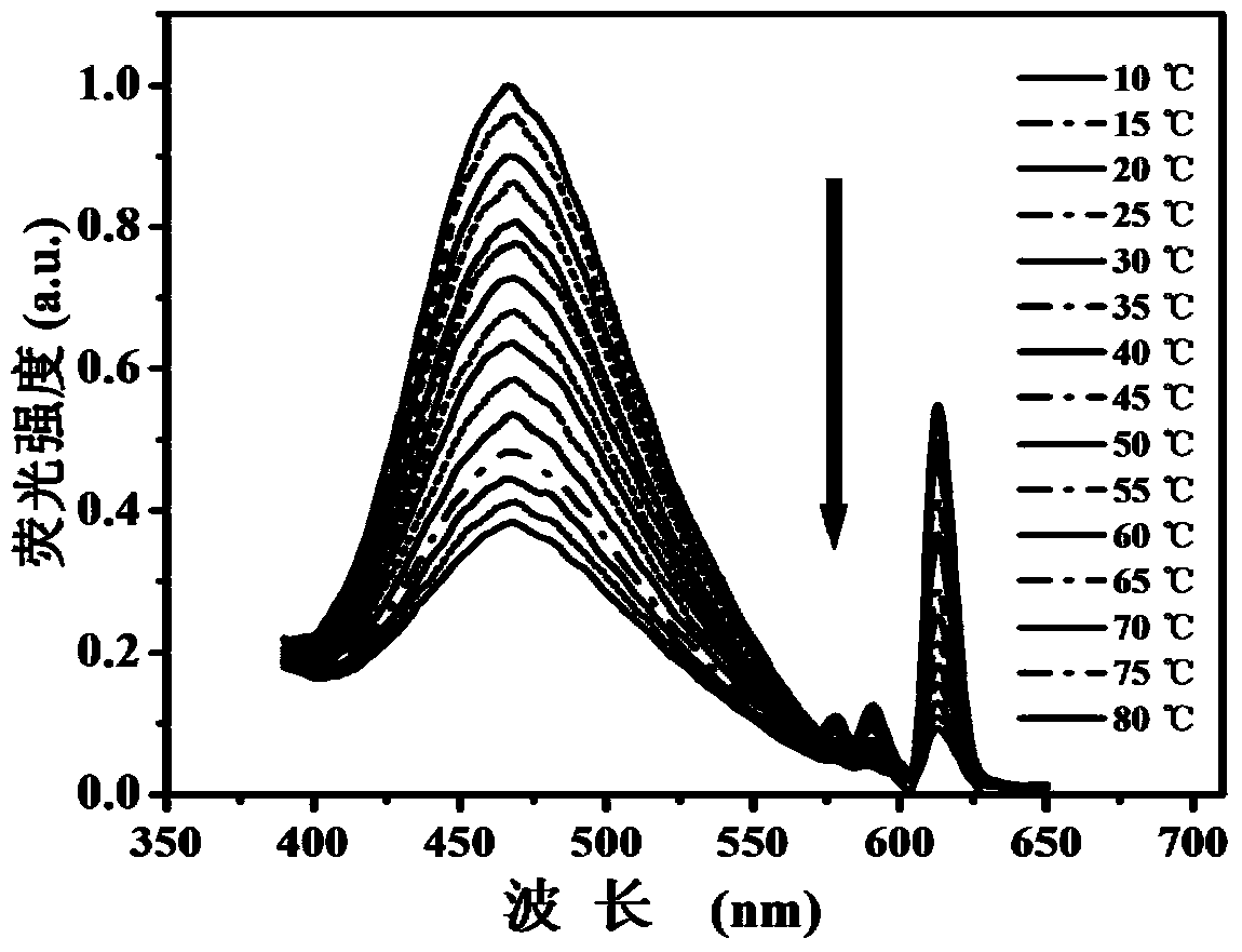 Fluorescence functional polymer nanometer microsphere with dual responsiveness to temperature and pH, preparing method and applications