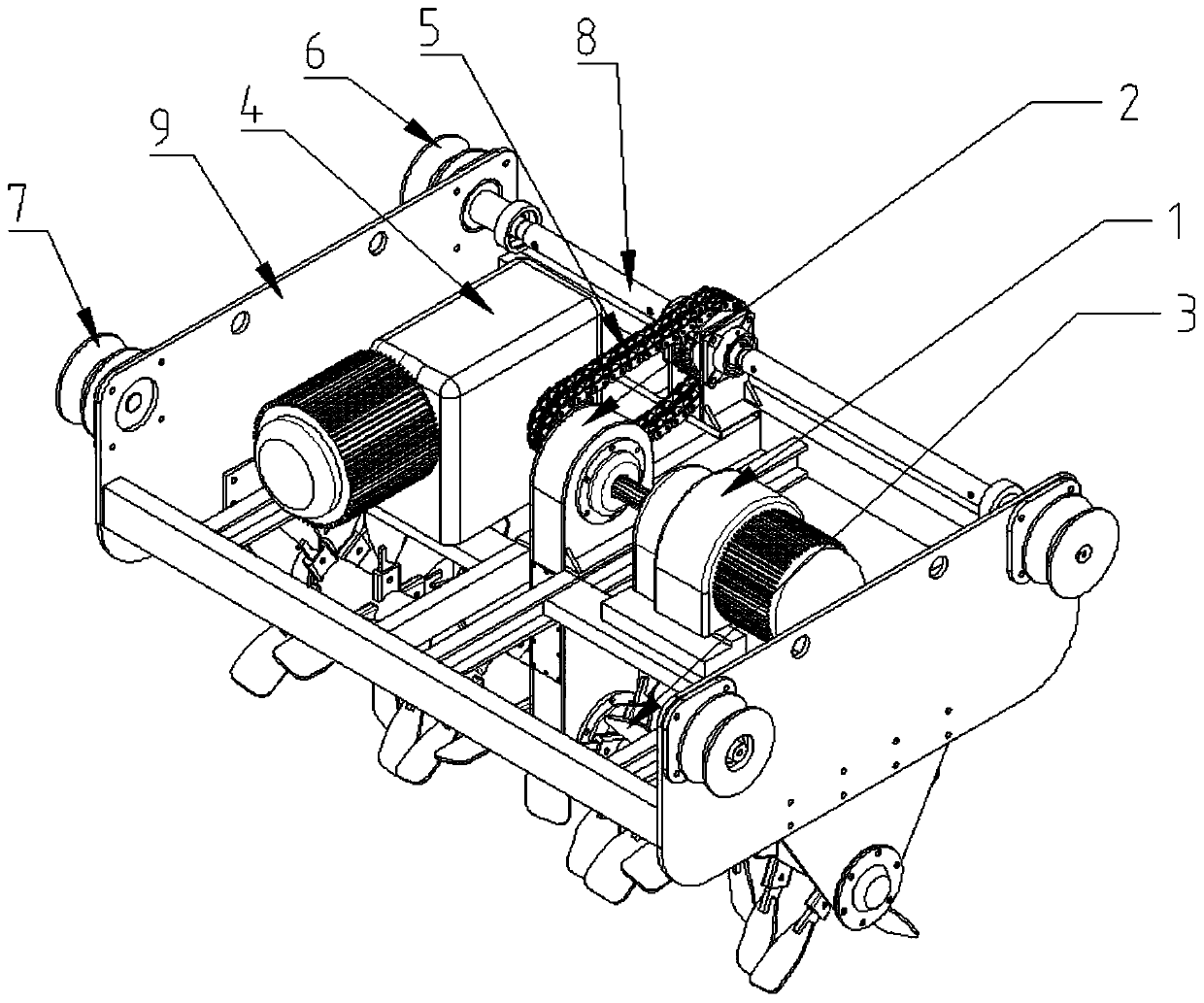 Bacteria bed treatment vehicle and treatment method for treating excrement in pig house