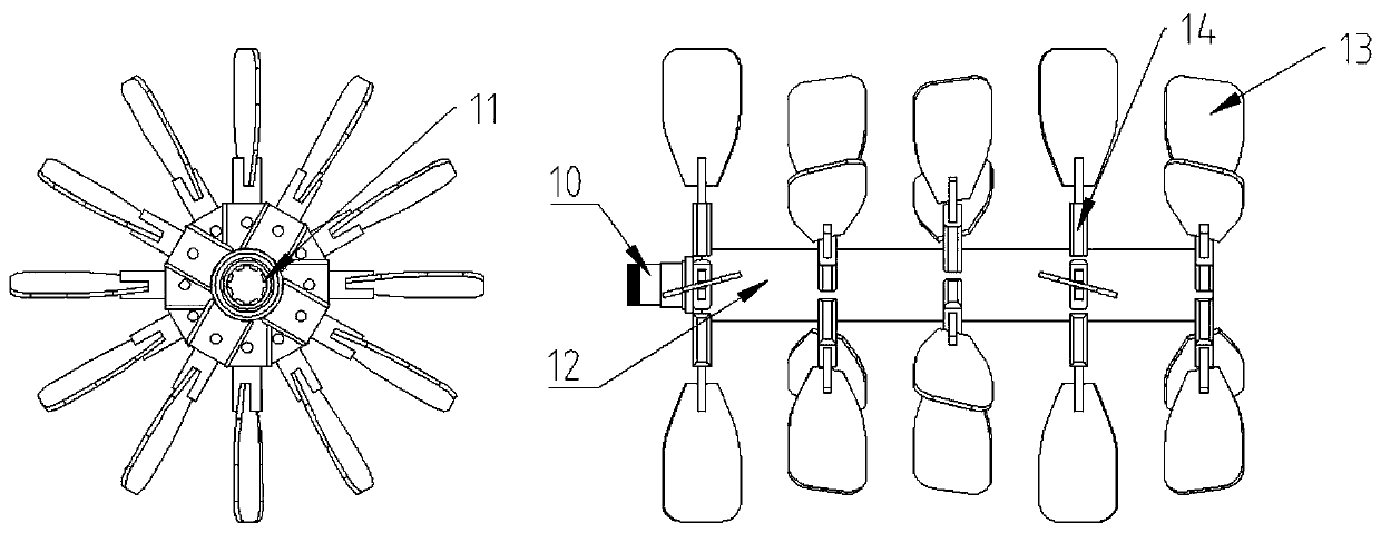 Bacteria bed treatment vehicle and treatment method for treating excrement in pig house