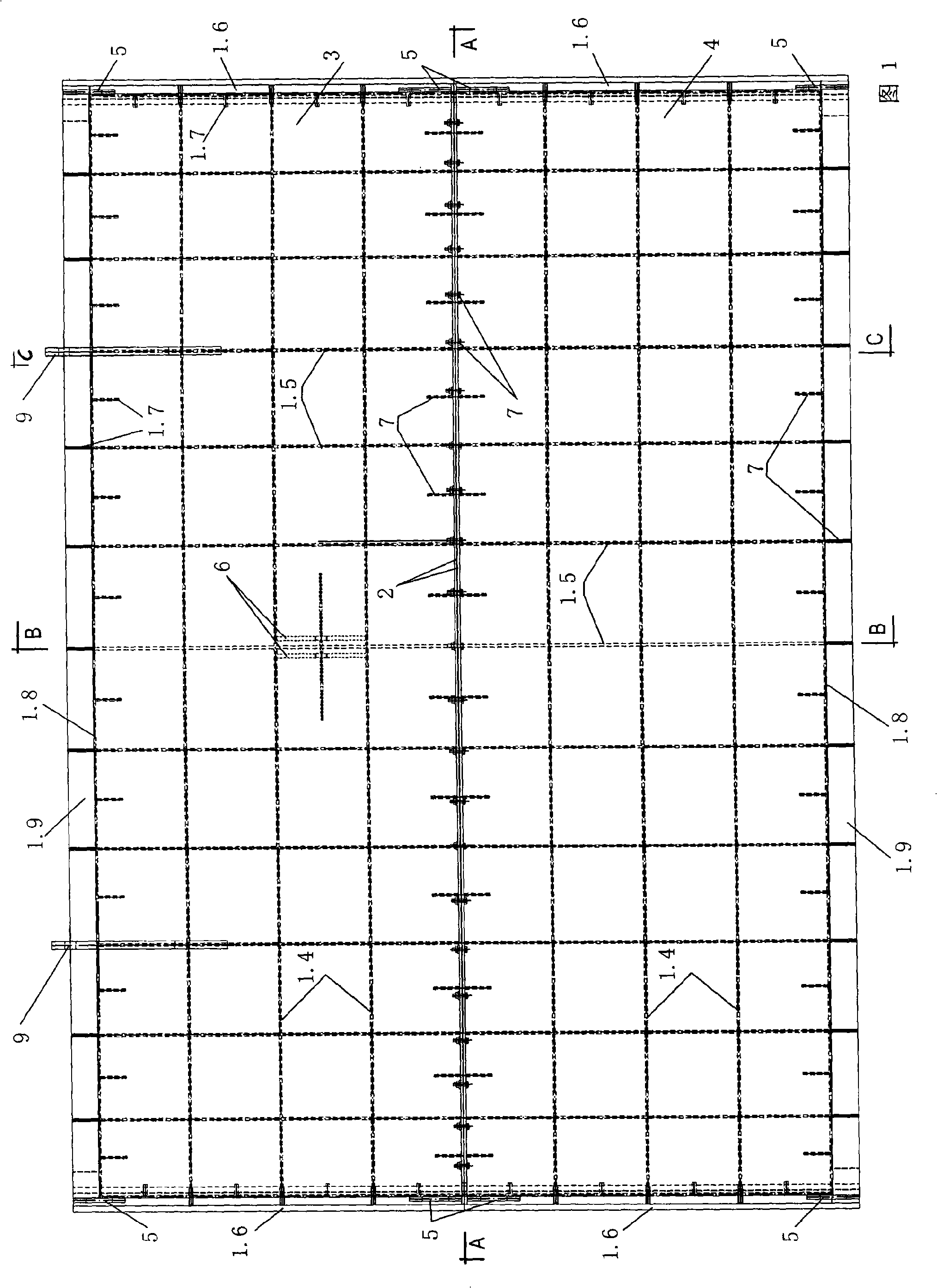 Mine down-hole circular arc arched splitting upper turn-over type water protecting gate