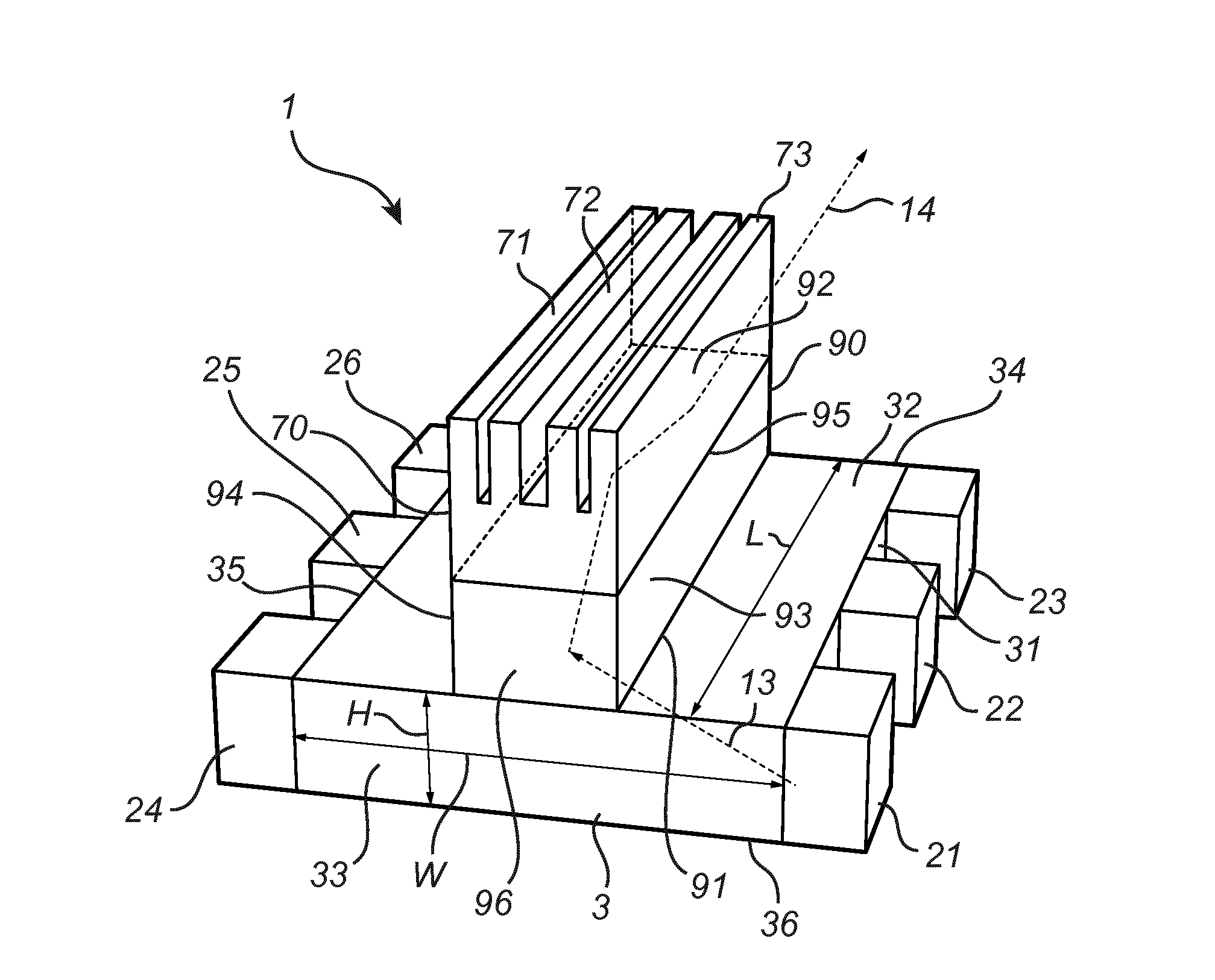 Light emitting device with spectral conversion element