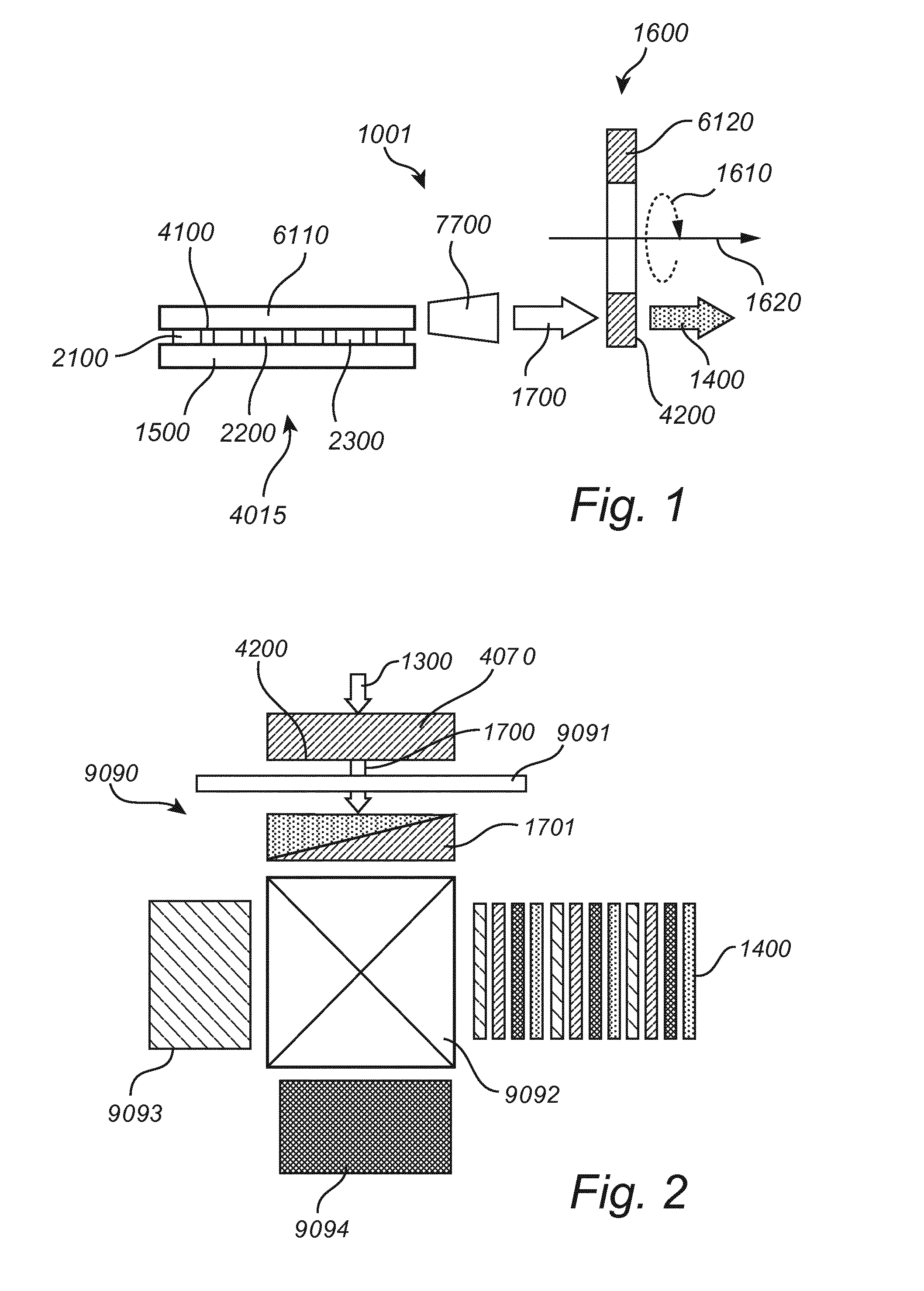 Light emitting device with spectral conversion element