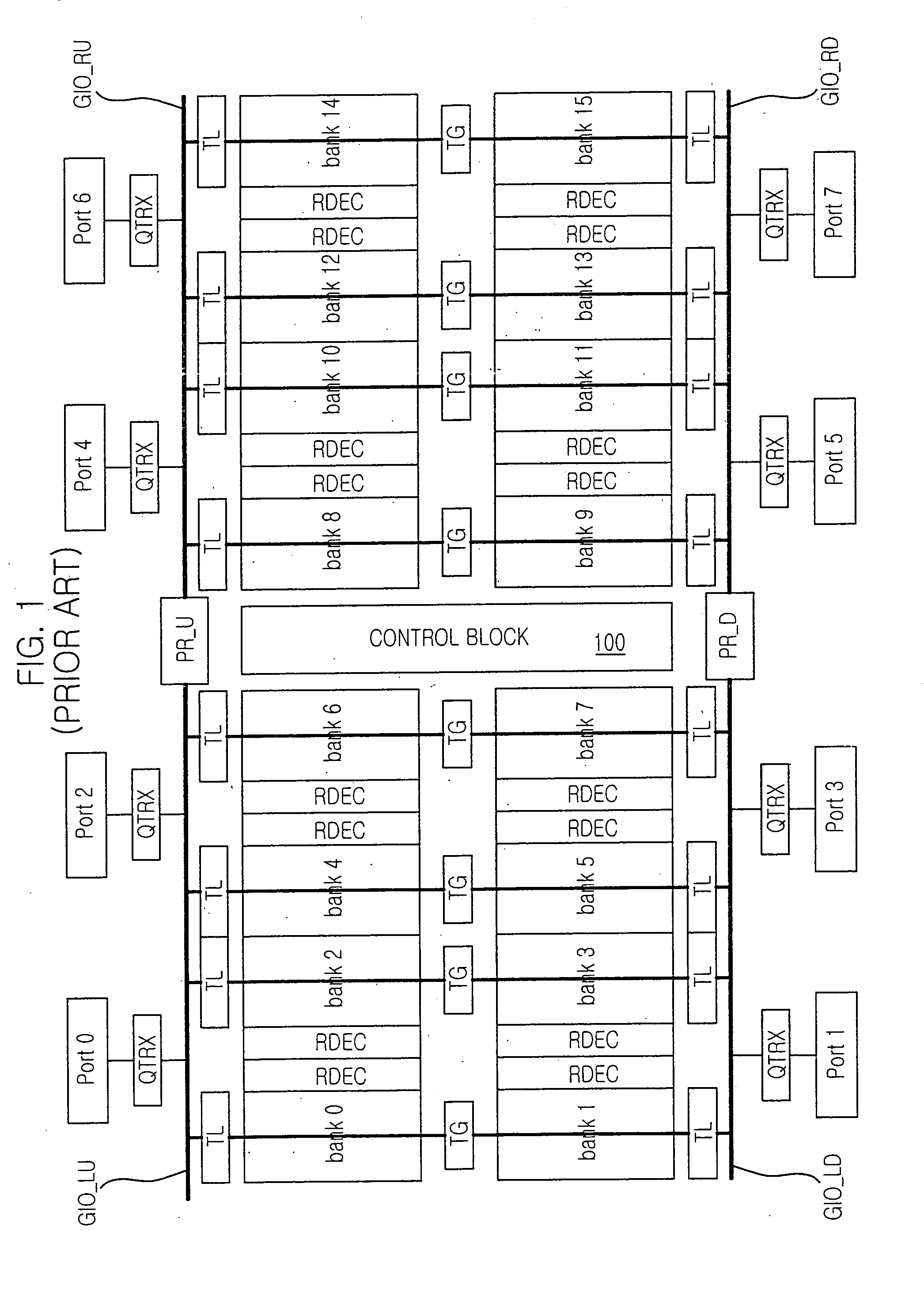 Multi-port memory device having serial I/O interface