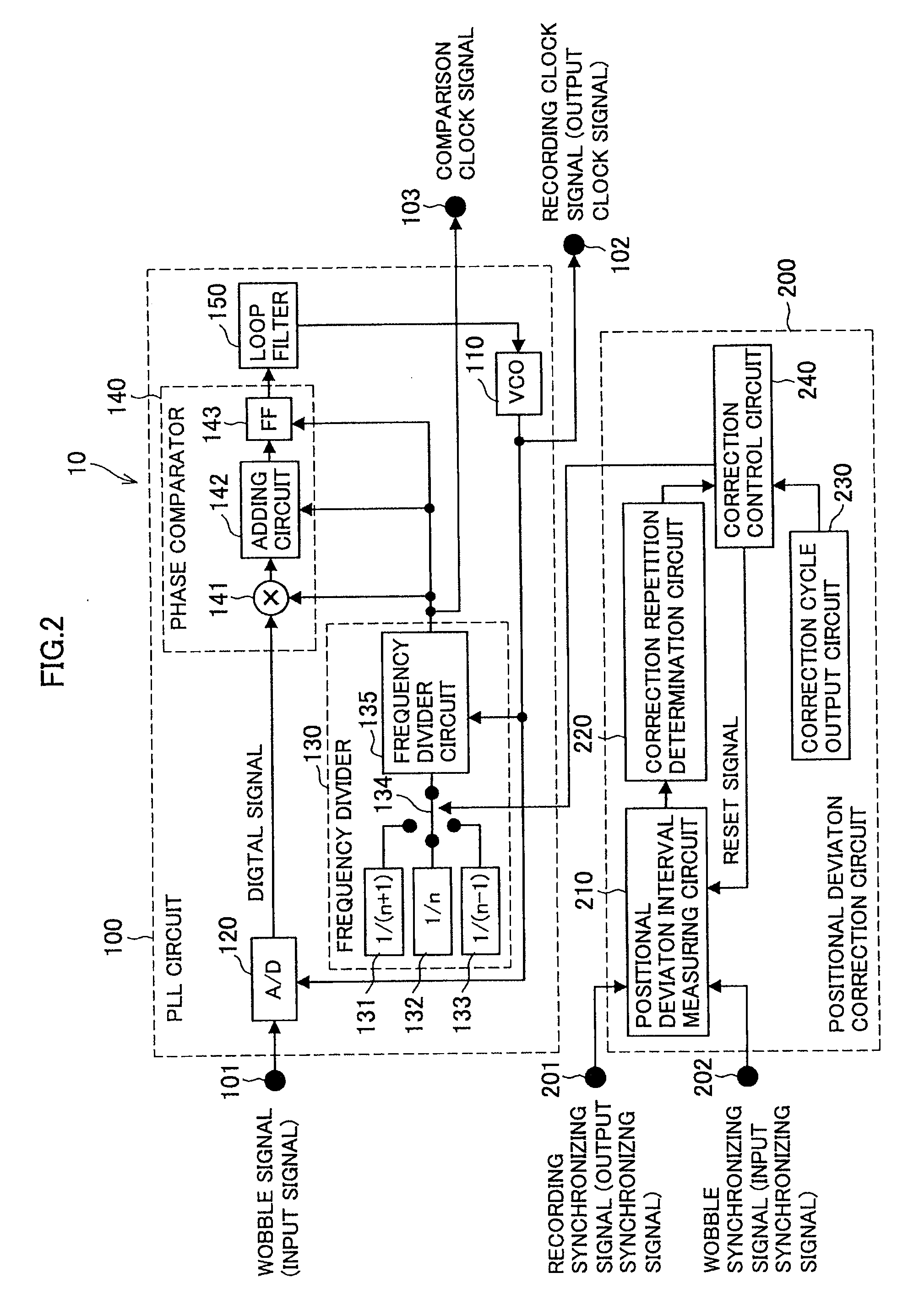 Clock generation circuit, recording device and clock generation method