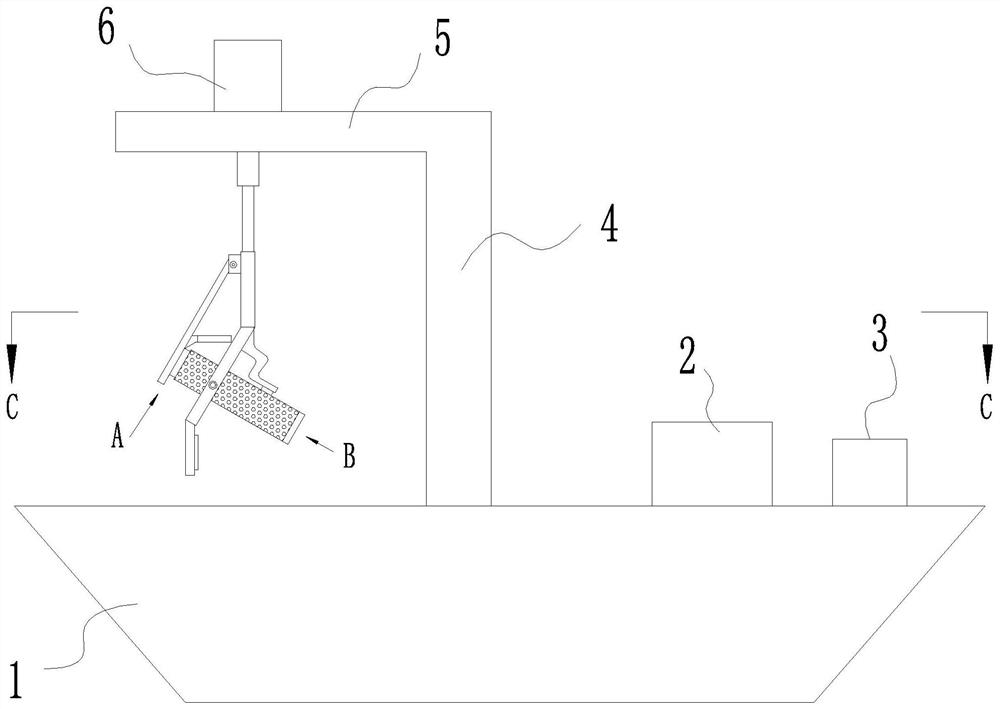 Eccentric self-rotating plugging type water sample collection device and method