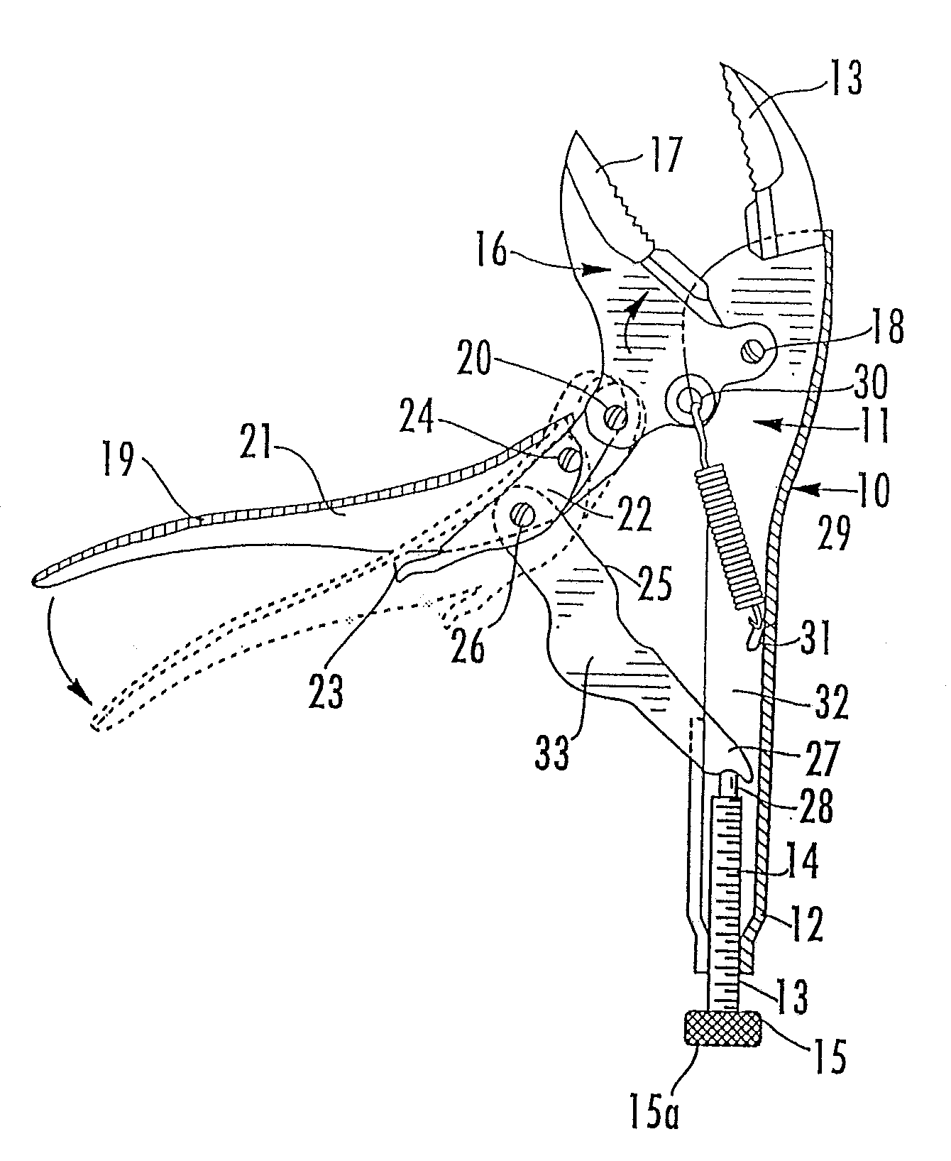 Locking pliers