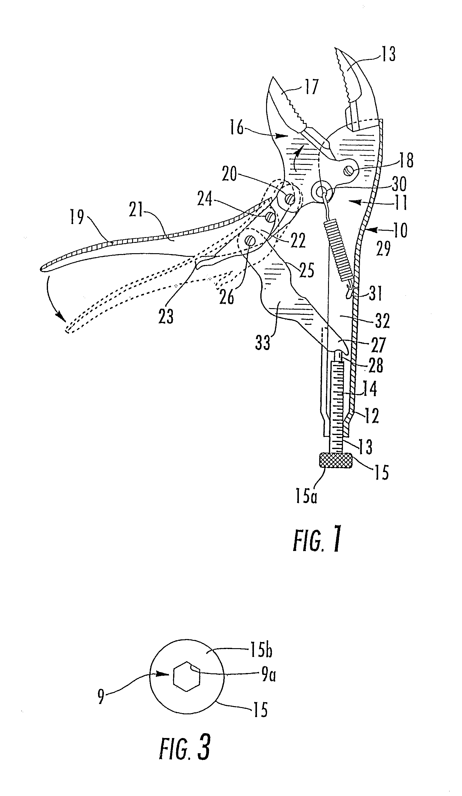 Locking pliers