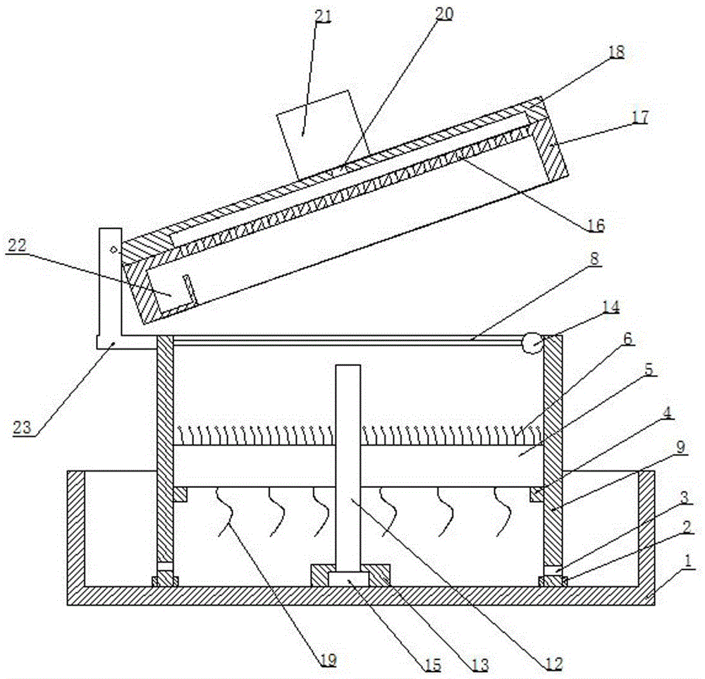 Household bean sprout production device