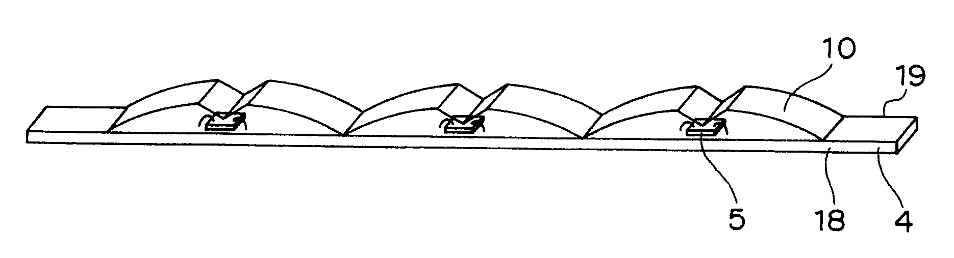 Line light source device, plane light emission device, plane light source device, and liquid crystal display