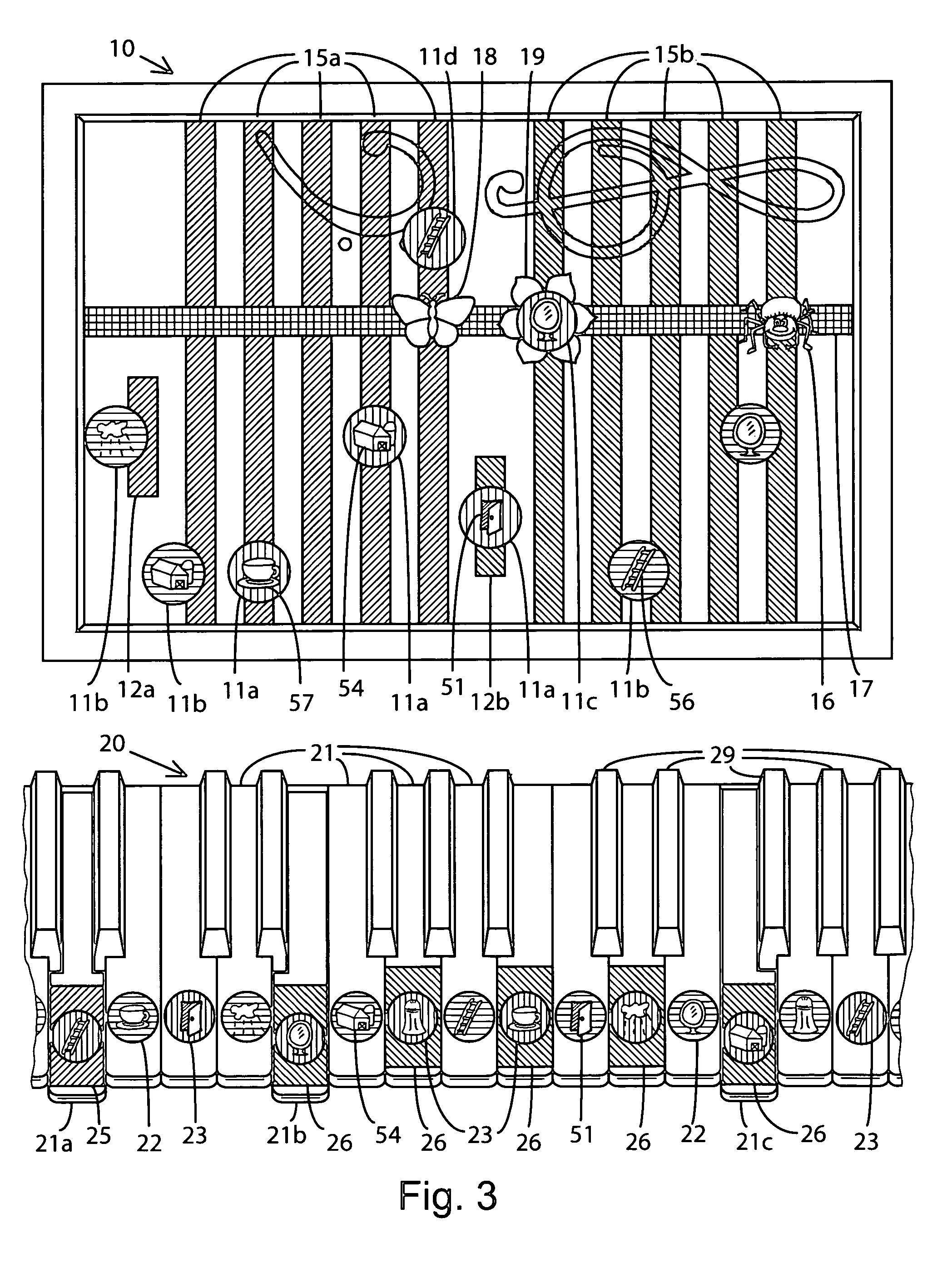 Machine and method for teaching music and piano