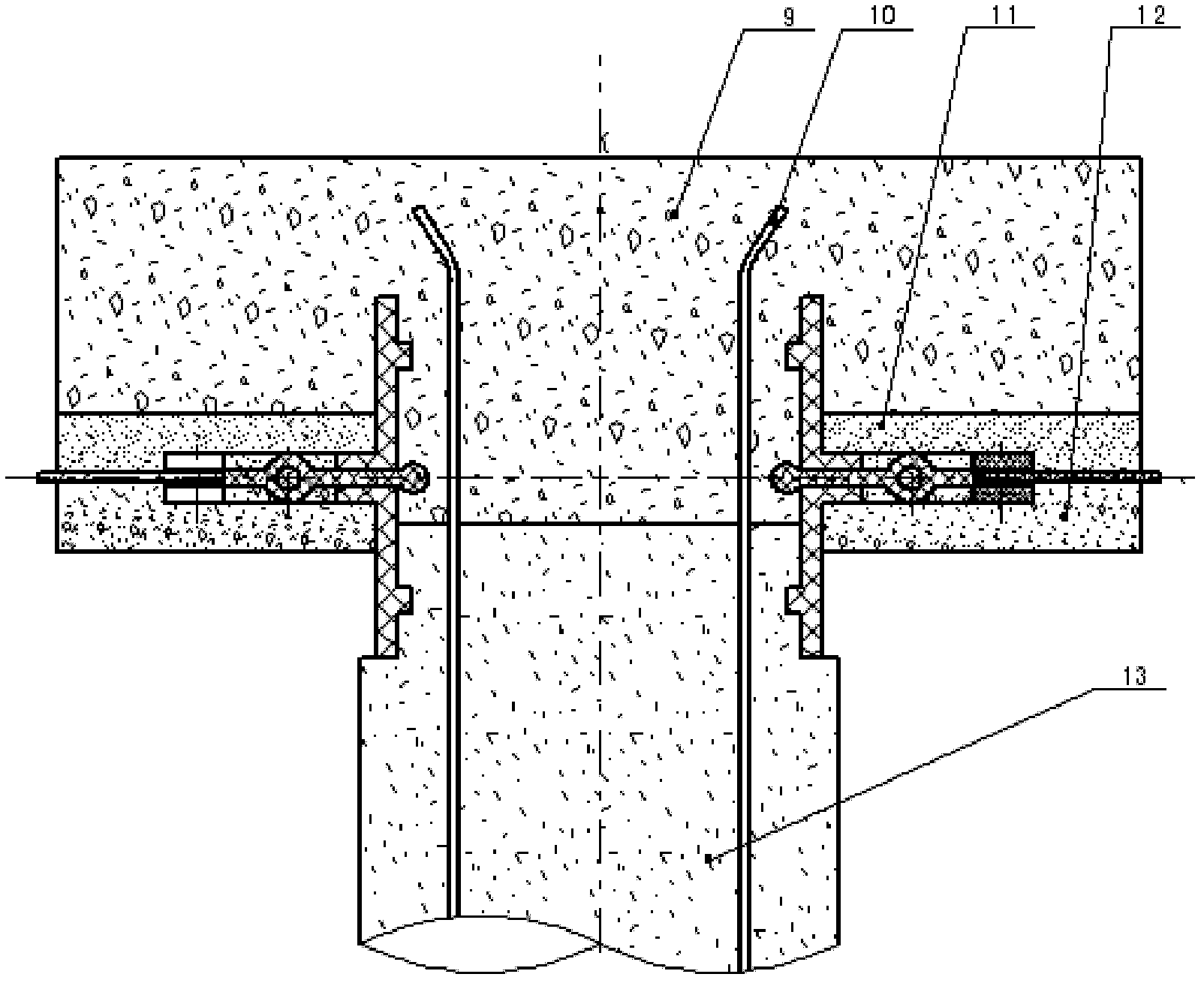 Waterproof sealing device for pile head of cast-in-place pile