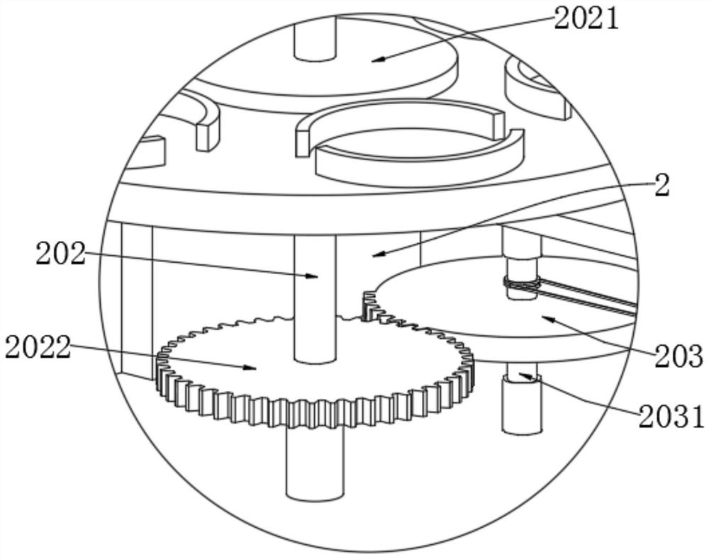 A hammering type bearing cage pressing device