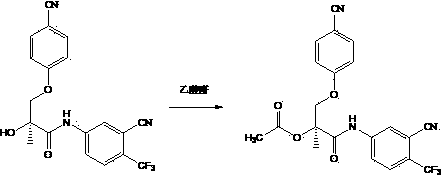 Novel ester group-containing aromatic propionamide compound as well as preparation method and application thereof