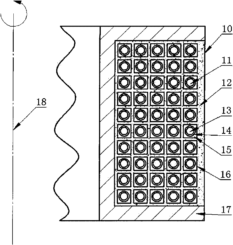 Fiber optic gyro coil wound by square section preformed fibers