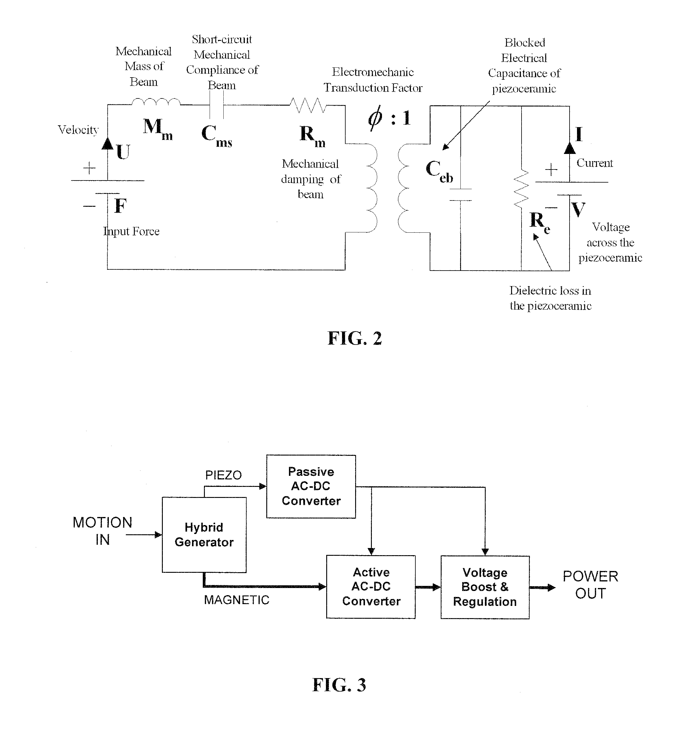 Dual-mode piezoelectric/magnetic vibrational energy harvester