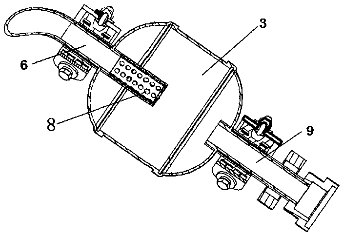 Noise reduction structure of air conditioning system