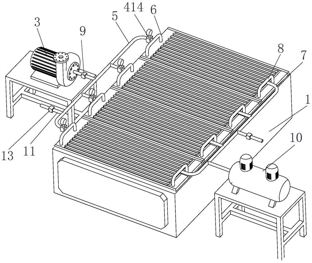 A flat cross-flow security filter device