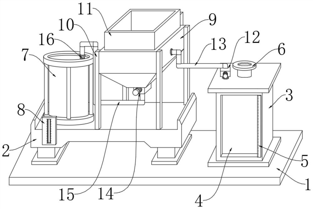 Efficient oil-water separation device for oil storage device and use method of efficient oil-water separation device