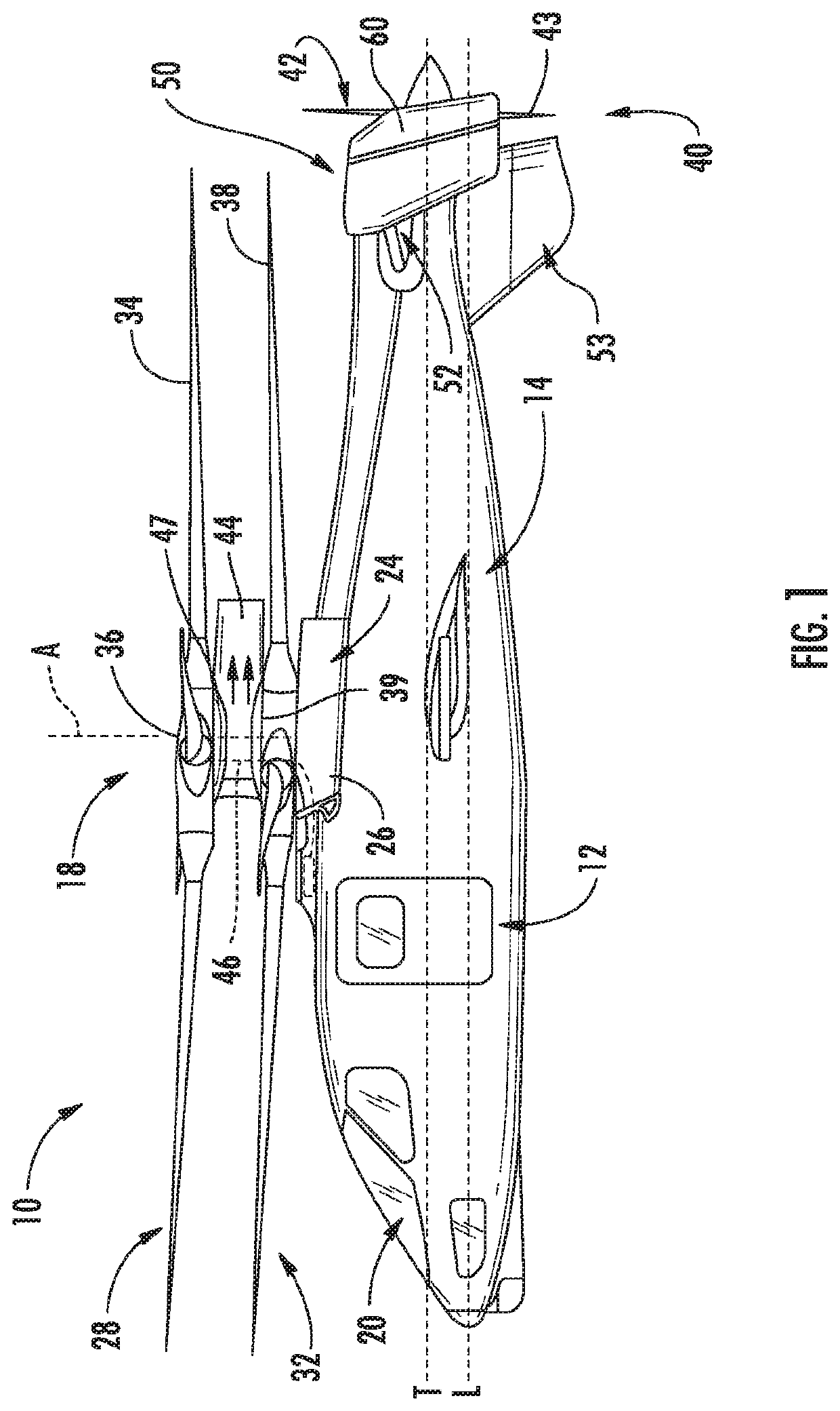 Low drag hub for rotor