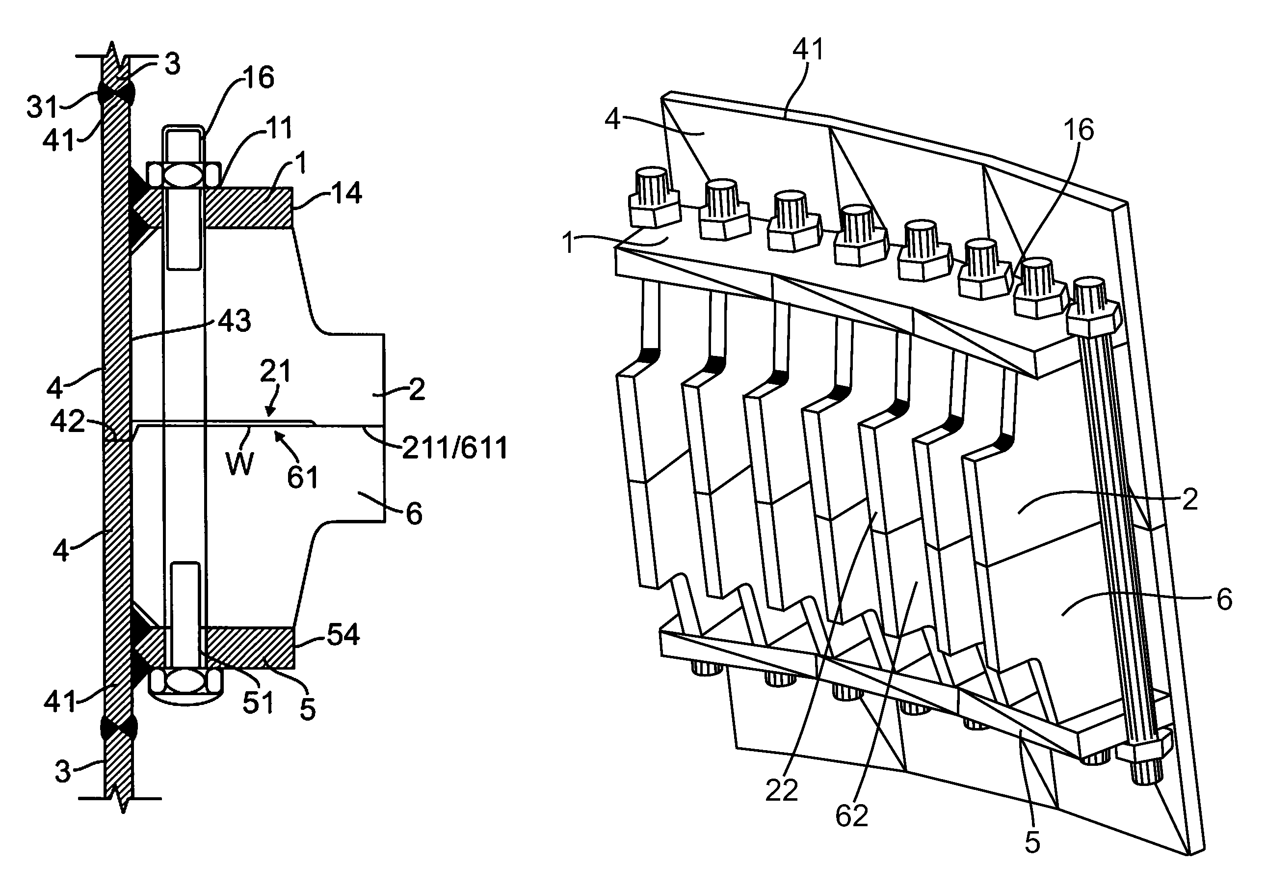 Coupling flange assembly for connecting steel pipes