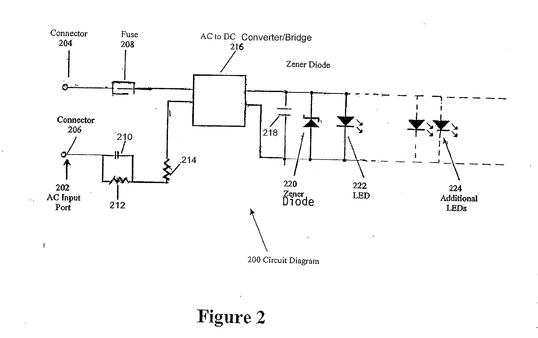 Integrated LED bulb