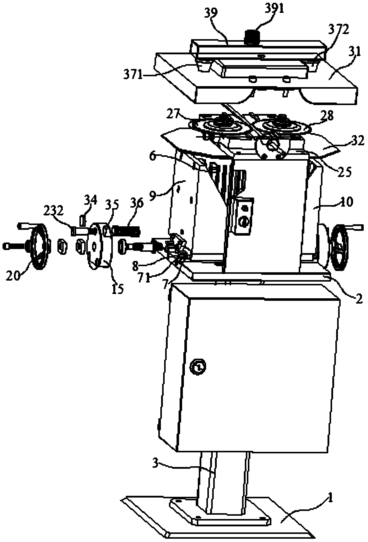 Stripping device for metal protective layer in cable