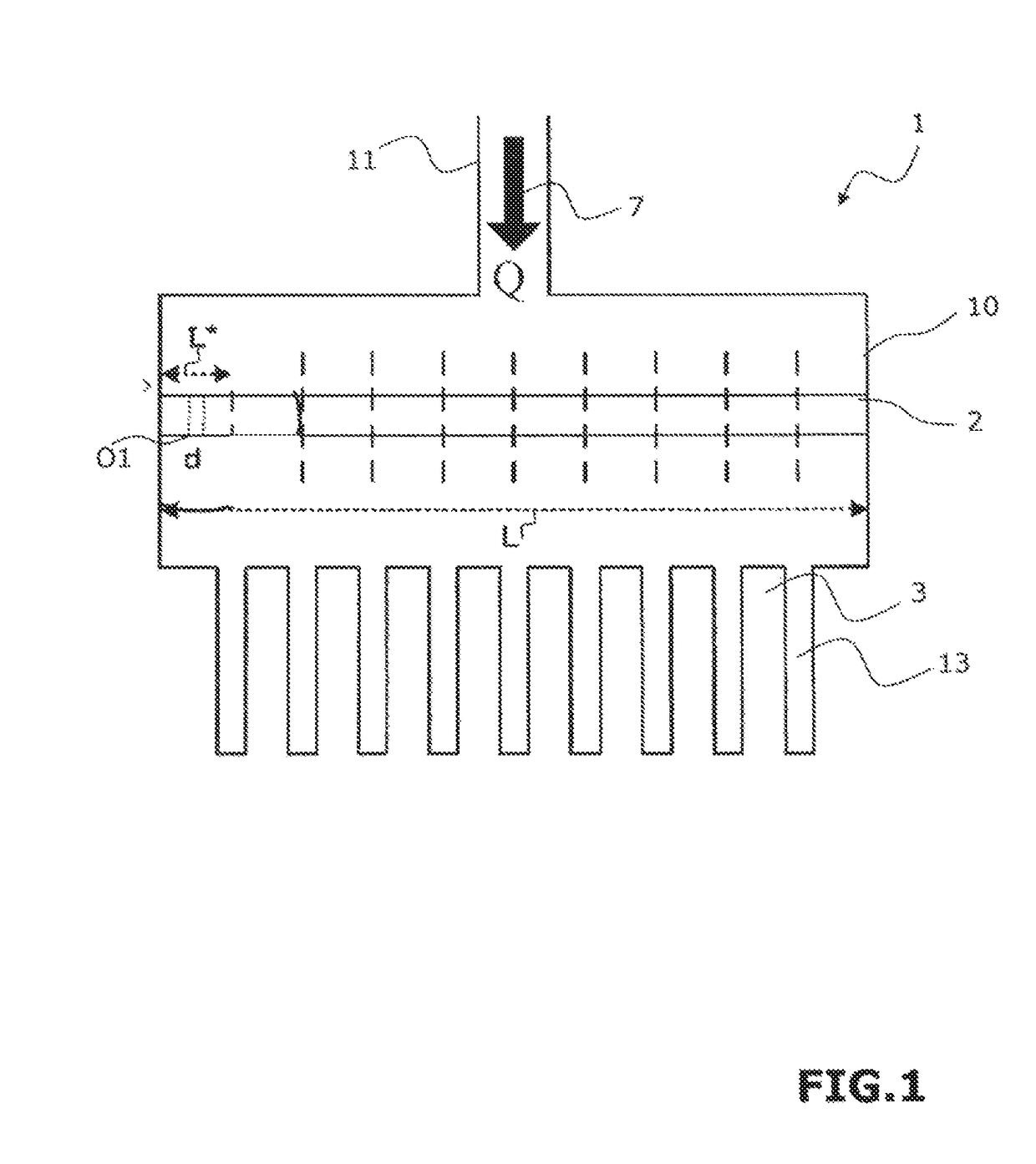 Method for determining characteristics of holes to be provided through a plate and corresponding programme