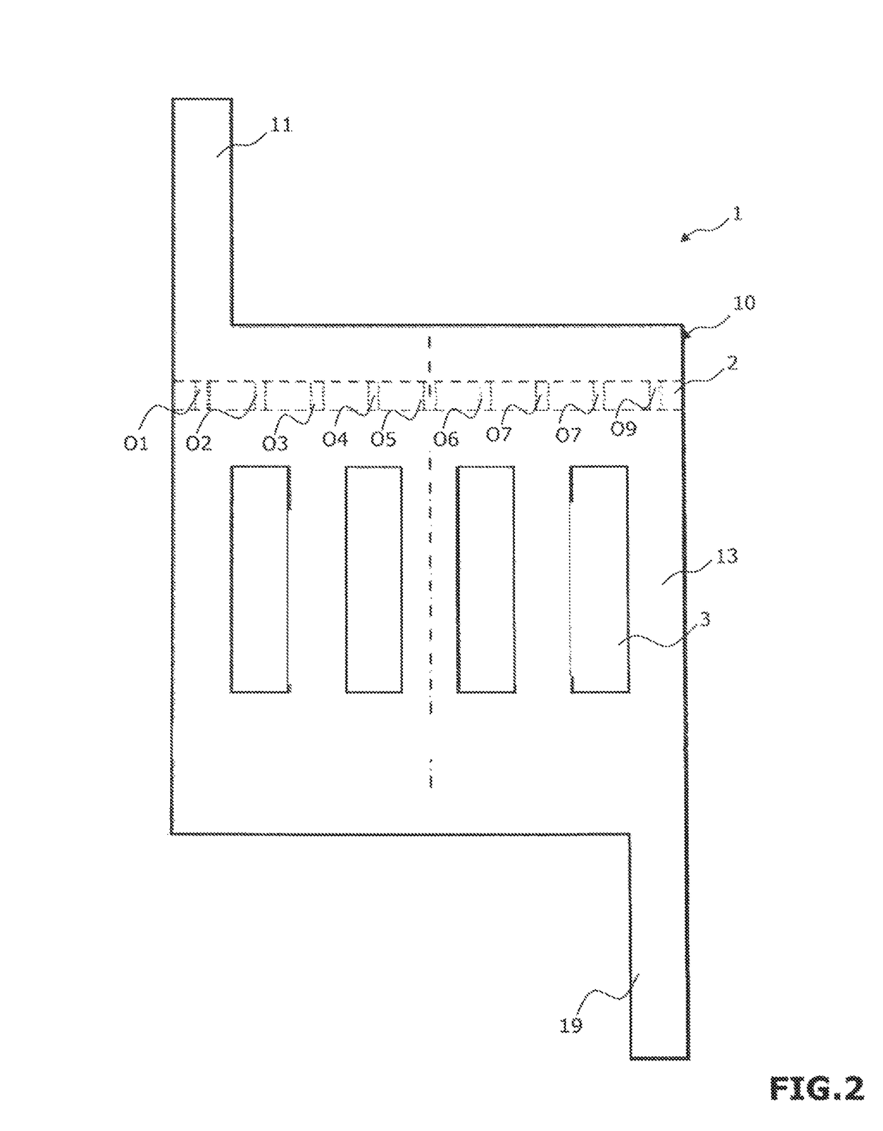 Method for determining characteristics of holes to be provided through a plate and corresponding programme