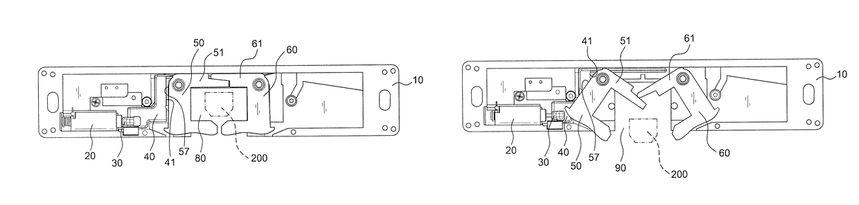 Electric lock for doors