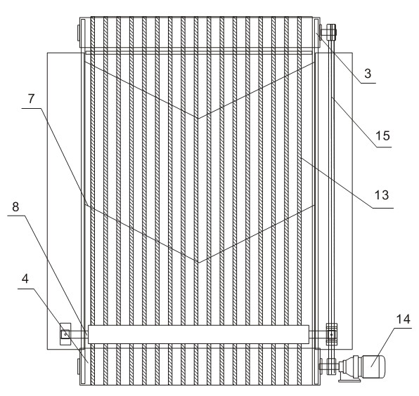 Efficient screening distributor