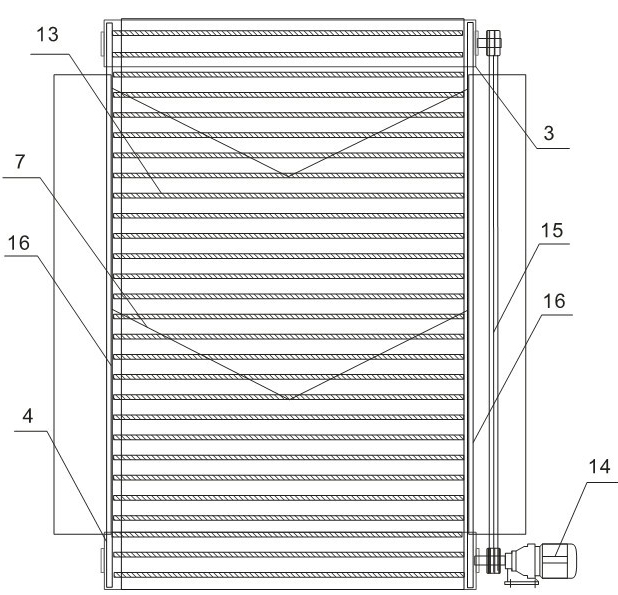 Efficient screening distributor