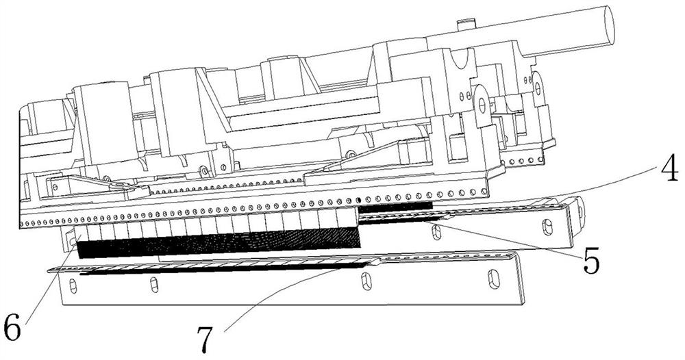 Non-woven fabric looped pile planting process and equipment thereof